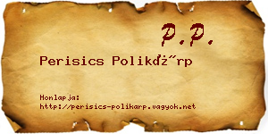 Perisics Polikárp névjegykártya